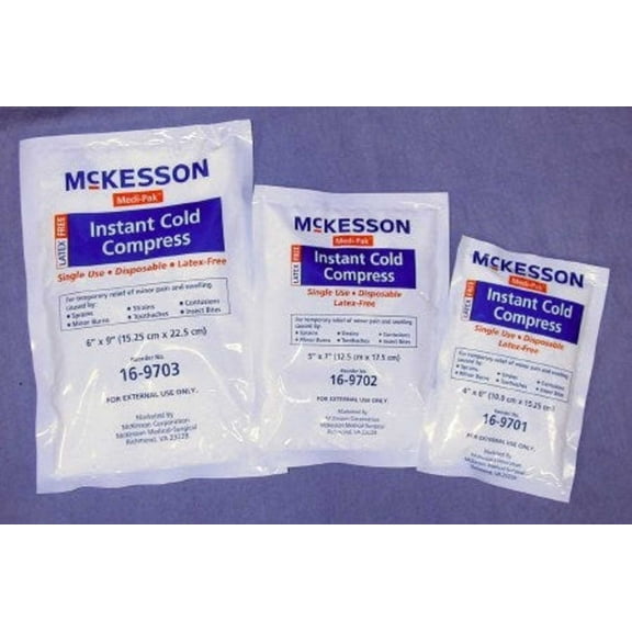 McKesson Instant Cold Pack General Purpose 4 X 6 Inch Disposable