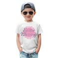 thumbnail image 4 of Easter Day Rabbit Patterns Graphic Summer Short Sleeve Tops For Women and Men Casual Crew Neck T-Shirts, White, 4 of 15