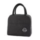 thumbnail image 1 of Yuarrent Bolsa de lonchera aislada con cremallera de papel de aluminio de tela Oxford portátil impermeable Almacenamiento y organización del hogar negro Yuarrent HA1842-03, 1 of 6