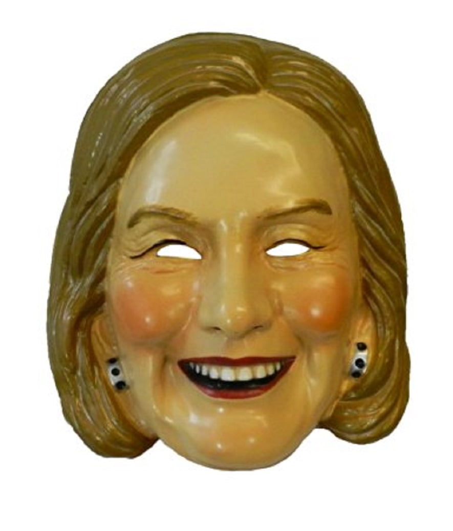 Hillary Clinton Mask Democrat Presidential Candidate Plastic Halloween Mask