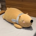 thumbnail image 1 of Chico algodón acostado oso Polar juguetes de peluche animales de dibujos animados Kawaii mantequilla regalo almohada nuevo 70cm-90cm zhangmengya LED, 1 of 2