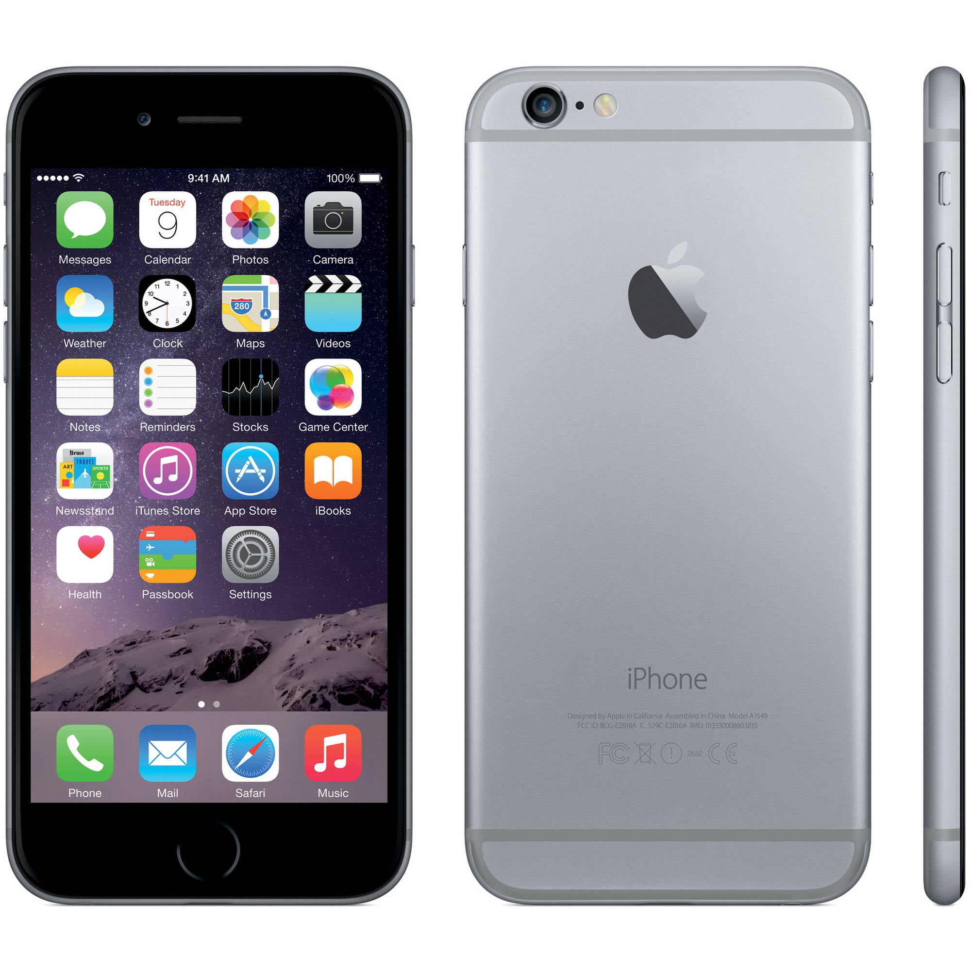 Tot ziens surfen zanger Refurbished Apple iPhone 6 Plus 128GB, Space Gray - Unlocked GSM -  Walmart.com