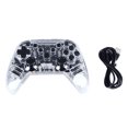 thumbnail image 1 of Controlador de juegos Bluetooth con efecto de luz RGB, controlador de consola de juegos inalámbrico para PC, teléfono móvil, negro transparente, 1 of 14