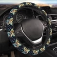 thumbnail image 5 of Kdxio Colorful Stained Glass Deer Print Elastic Stretch Steering Wheel Cover,Auto Steering Wheel Cover,15 Inch Anti-Slip,Warm in Winter and Cool in Summer,Fit Suvs,Vans Cars,Trucks, 5 of 7