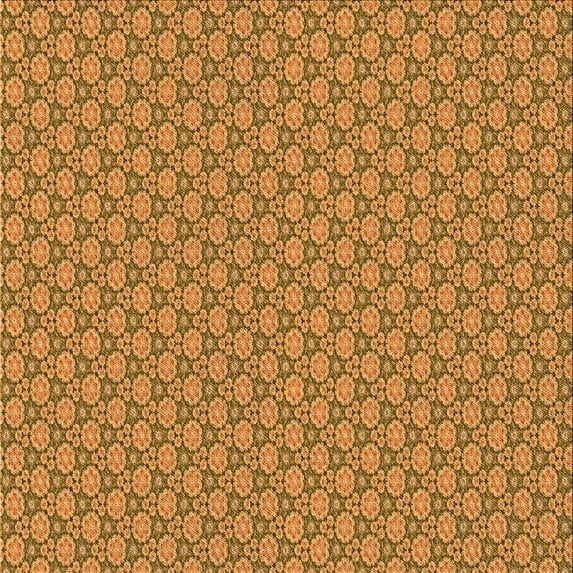 Ahgly Company Indoor Square Patterned Mahogany Brown Area Rugs, 5' Square