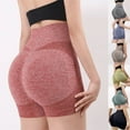 thumbnail image 2 of Women Yoga Shorts High Waist Workout Shorts Fitness Yoga Lift Butt Fitness Ladies Yoga Gym Running Short Pants Sportswear, 2 of 3