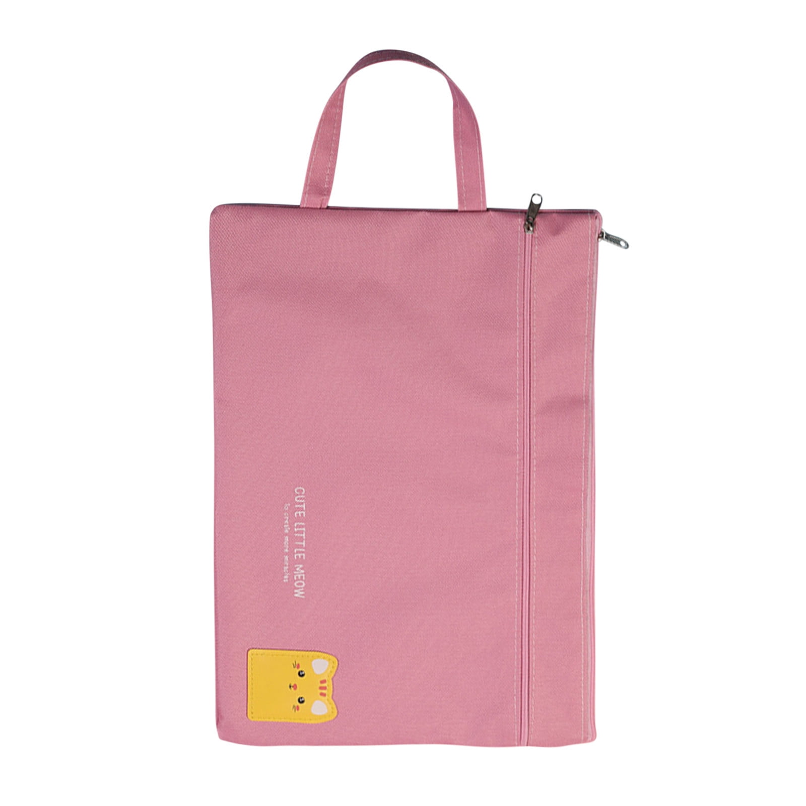 Sac de Fichiers Double Couche A4 Mignon pour Étudiants, Pochette à