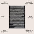 thumbnail image 3 of JONATHAN Y MOROCCAN HYPE 5 x 8 Area Rug, Khalil Berber Stripe - Black/Cream, MOH207F-5, 3 of 9