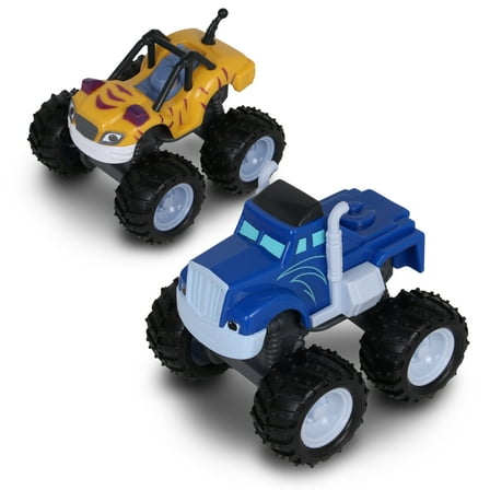 Blaze and the Monster Machines (Free-Wheel) - 2PK Crusher & Stripes