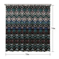 thumbnail image 5 of Waterproof Abstract Design Amazing Shower Curtain 72x72 Inch Boho Style Polyester Unique Shower Curtain for Bathroom Hotel Home Decor with 12 Plastic Hooks, 5 of 5