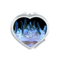 thumbnail image 1 of Ocean Blue Jellyfish Science Nature Mirror Travel Magnification Portable Handheld Pocket Makeup, 1 of 3
