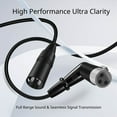 thumbnail image 2 of Premium 20ft Male to Female Right Angle XLR Cable Balanced 3 Pin Microphone Audio Wire Cord Interconnect Connector Plug Adapter Converter for Professional Recording Camcorders Cameras, 2 of 6