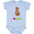 thumbnail image 3 of Inktastic I Love Rats Boys or Girls Baby Bodysuit, 3 of 5