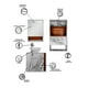 thumbnail image 5 of Combo Gabinete Para Baño MONTREAL Con Sobre WC Y Botiquín., 5 of 6