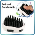 thumbnail image 4 of Qweryboo 3Pcs Dog Bath Scrubber, Pet Massage Grooming Shower Silicone Brush, Washing Brush Scrubber with Adjustable Ring Handle, Dog Shampoo Brush for Short Long Haired Dogs Cats, 4 of 9