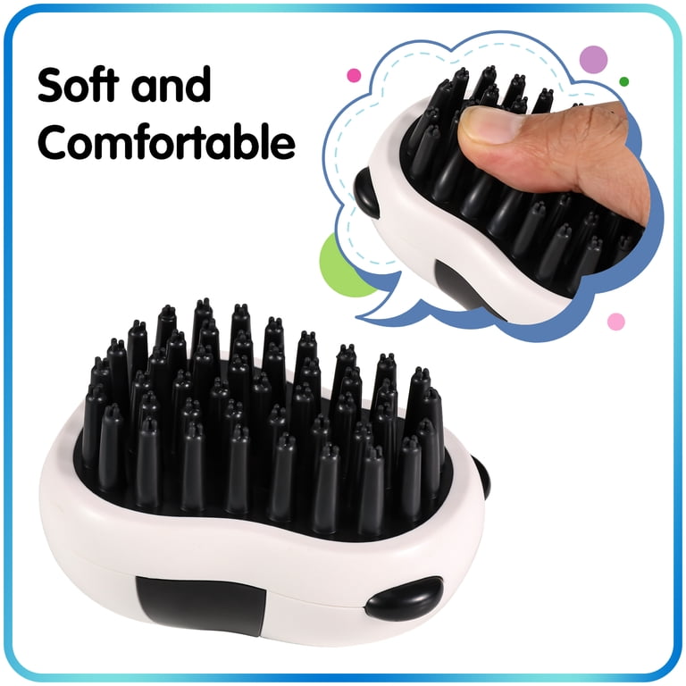 Qweryboo 3Pcs Dog Bath Scrubber Set With Ring Handle photo 4