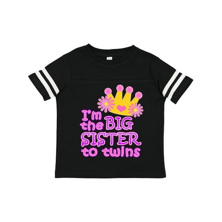 

Inktastic I m the Big Sister to Twins. Gift Toddler Toddler Girl T-Shirt
