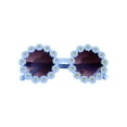 thumbnail image 1 of TIELUTT Pet Sunglasses Flower Sunglasses Circular Role Playing Glasses Photo Props Glasses for Cats and Small and Medium Sized Dogs Leash Double Dog Harness with Leash Rhinestone Choker Dog Dog Harnes, 1 of 8