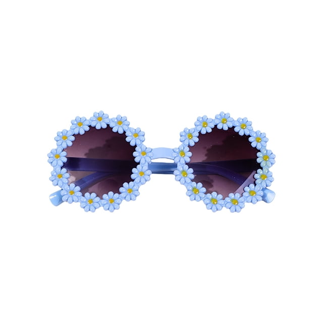 TIELUTT Pet Sunglasses Flower Sunglasses Circular Role Playing Glasses Photo Props Glasses for Cats and Small and Medium Sized Dogs Leash Double Dog Harness with Leash Rhinestone Choker Dog Dog Harnes
