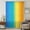 Blue, variant on Yellow Orange Ombre Sheer Curtains 45 Inches Long for Bedroom, Vertical Striped Gradient Modern Light Filtering Privacy Drapes, Breathable Semi Sheer Short Window Treatment for Kitchen Cafe Bathroom
