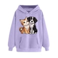 thumbnail image 2 of Hilzaten Tops for Women Long Sleeve Casual Print Loosse Womens Hoodie Sweatshirts, 2 of 5