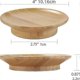 thumbnail image 4 of Reusable 4" Bamboo Wine Glass Charcuterie Toppers, 4 Pcs Set, 4 of 5