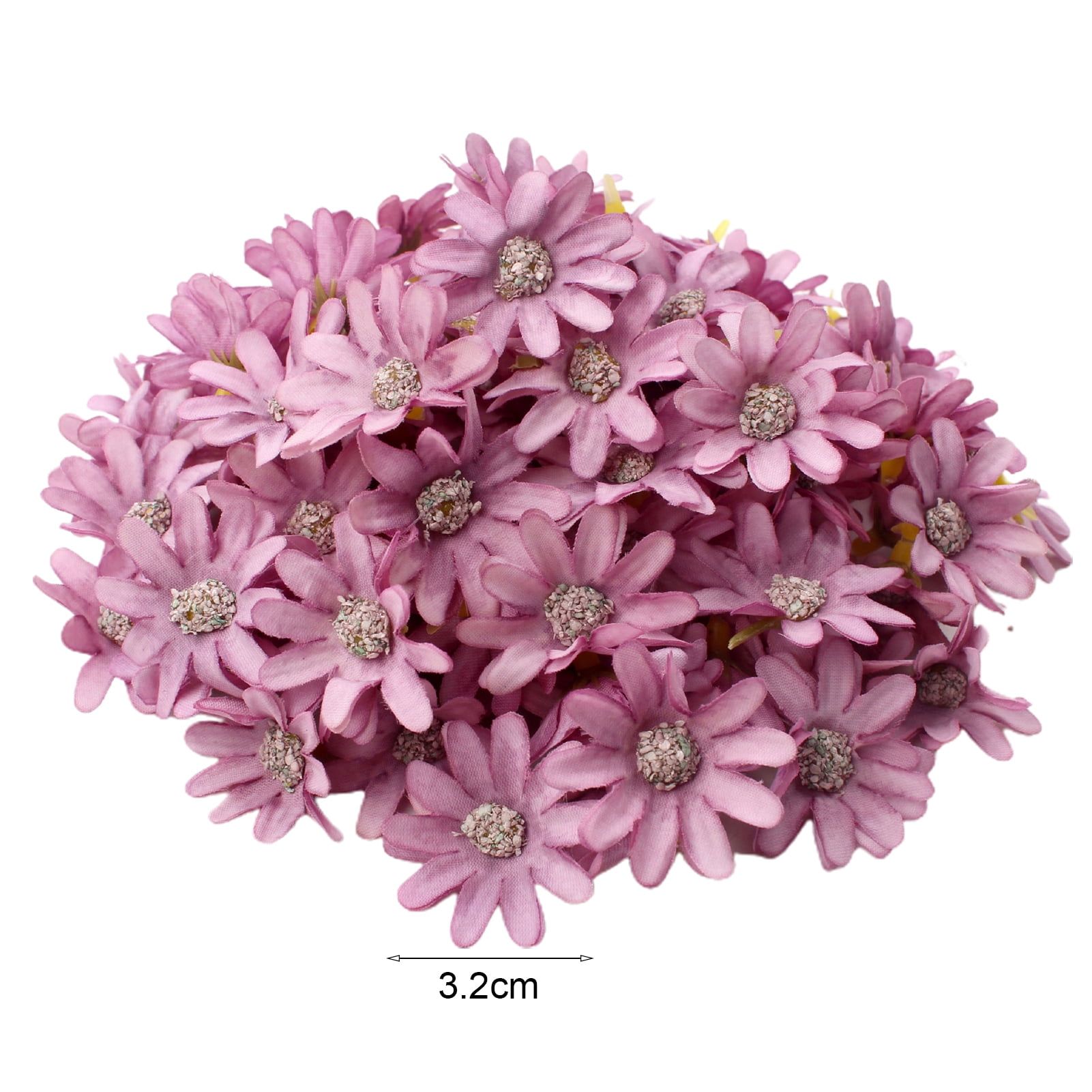 Ludlz 100Pcs/Bag Fake flower heads in bulk wholesale for Crafts Artificial  Silk Flowers Head Decor DIY Flower Decoration for Home Wedding Party Car  Corsage Decoration Fake Flowers 