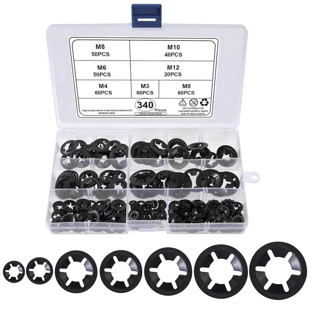 Industrial Grade Internal Tooth Starlock Washers, Quick Speed Locking Mechanism Ensures Optimal Performance In Challenging Environments, Resistant To Corrosion, Durable And Reliable For Multiple Uses