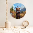 thumbnail image 5 of Honeii Snowy Mountain Photography Bear Print Elegant Bone China Decorative Plate, Porcelain Plate,Art Crafts,Ceramic Ornaments for Home Office Wall Decor-7in, 5 of 6