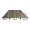 thumbnail image 3 of Tignapoo Versatile Outdoor Windbreak Canopy - Random Color, Ideal for Camping, Hiking, BBQs, and More, Durable Fabric with Easy Setup, Includes Ropes, Support Rods, and Stakes. Size: 160x60 cm., 3 of 6
