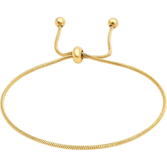 Dainty Gold Bracelet Adjustable Bolo Slider Bracelets Trendy 14K Gold Plated Turquoise Pearl Bracelet Tarnish Free Gold jewelry for Women Mama Teen Girls Gifts