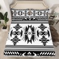 thumbnail image 2 of Homewish Bohemian Aztec 4-Piece Full Size Sheets for Female Men Teens,Tribal Style Bed Sheets,Bohemiantheme Lightweight Sheet Sets,Super Cozy Room Decor, 2 of 7