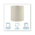 thumbnail image 5 of Boardwalk 16GREEN Green Seal Recycled Paper Towel Roll, Hardwound, Universal Roll Towels, Natural, 8" x 800 ft (Case of 6), 5 of 7