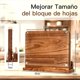 thumbnail image 4 of Soporte magnético para cuchillos, Tabla magnética para cuchillos, Organizador y Almacenamiento para Utensilios, Base para cuchillos, Magnética de Cocina con Fuerte Sujeción y Base Estable (Marrón), 4 of 4