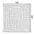 thumbnail image 6 of 16" Handwoven Cotton Throw Pillow Cover with Ribbed Line Dots and Wave Border, 6 of 7