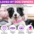thumbnail image 4 of Oimmal Collar for Dog and Puppy, 24 Months Protection, 19inch Adjustable, Waterproof, Natural Ingredients, 4 Collars - Pink & Purple, 4 of 10