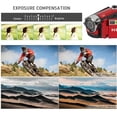 thumbnail image 6 of Portable Full HD 1080P High Definition Digital Video Camera, DV Camcorder Camera Recorder, 16MP 2.7 Inch LCD Screen 16X Digital Zoom, 270° Rotation, Red, 6 of 8