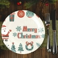 thumbnail image 4 of Guozer Disposable Dinnerware Set 10PCS Dinner-plate Christmas Plates Dinnerware for Christmas Party, New Year's Party, Birthday Party, Wedding, 4 of 6