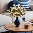 thumbnail image 4 of Artificial Daisy Flowers with Stems, 13.39 inch Fake Chamomile Bouquet, Wedding Floral Stem, Rustic Home Decor, Party Table Arrangement, Outdoor Faux Floral Spray for Vase Centerpiece, Fall Decor, 4 of 7