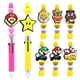 thumbnail image 2 of 5 piezas de personajes del juego super mario Focal Beads hechos a mano DIY Focal PVC pulsera de dibujos animados collar tobillera bolígrafo accesorios cuentas Gi, 2 of 5