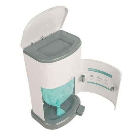 Janibell Akord Adult Diaper Disposal System, 7 Gallon Capacity, White - 1 (Best Diaper Disposal System)