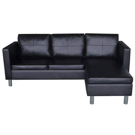 2019 New 3 Seat Living Room Sofa L Shape Artificial Leather Home Furniture Corner Sectional Recliner