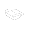 Genuine OE Mitsubishi Seat Cover - MN162781HA