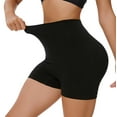 thumbnail image 2 of JJHGVB Gym Shorts Women Yoga Shorts Women's Tummy Athletic Shorts Stretch Workout Biker Shorts Butt Lifting Scrunch Gym Shorts Athletic Shorts Butt Lifting Shorts Black 2XL, 2 of 5