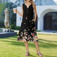 thumbnail image 4 of Women's Fashionable Casual Retro Printed Dress, 4 of 6