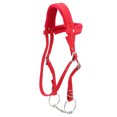 thumbnail image 1 of Bride pour Cheval, Harnais pour Poulain, Harnais Amovible Rouge Réglable avec Coussin Doux Accessoire Utile pour Chevaux, 1 of 7