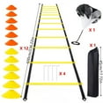 thumbnail image 2 of Agility Ladder For Training Speed Footwork Drill With Carrying Bag Lightweight Portable Football Conditioning Workout Gear For Athletes Teens Adults, 2 of 3