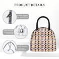 thumbnail image 4 of Haiem Polka Dot Printed Lunch Bag Women, Lunch Box Lunch Bag for Women, Small Leakproof Cute Lunch Tote Large Capacity Reusable Insulated Cooler Lunch Container, 4 of 6