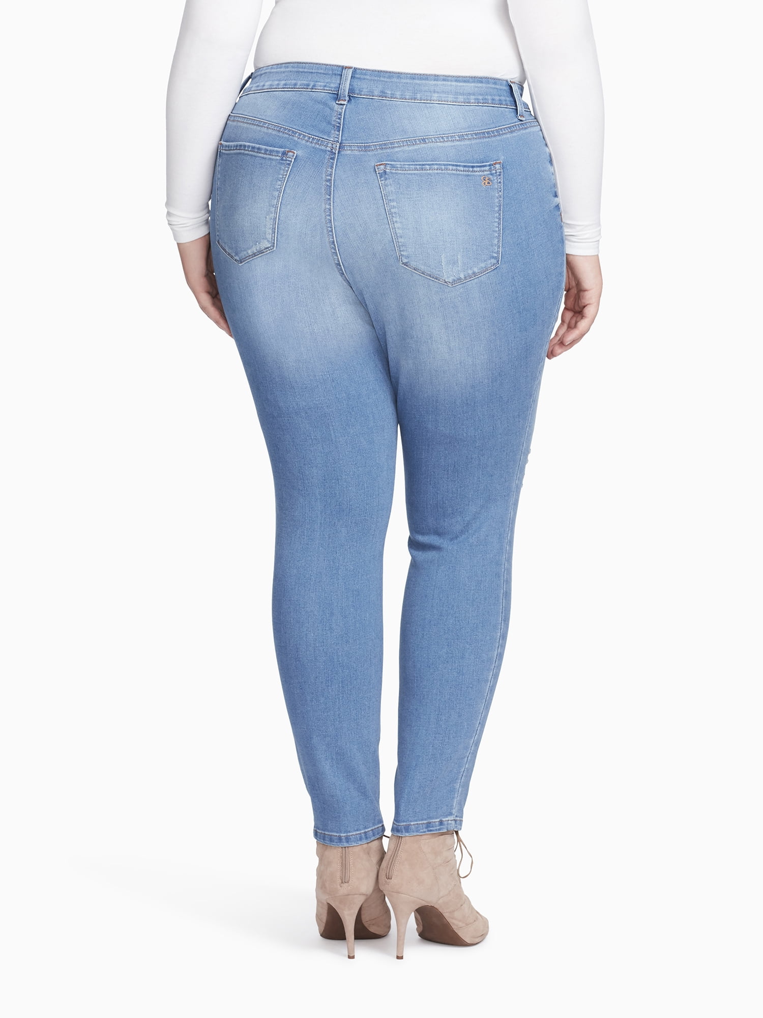 Jessica Simpson Women's JD KISS ME SUPER SKNNY AVG PNT PLS-RAMON