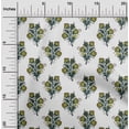thumbnail image 1 of oneOone Polyester Lycra Fabric Leaves & Floral Block Print Sewing Fabric BTY 56 Inch Wide, 1 of 4